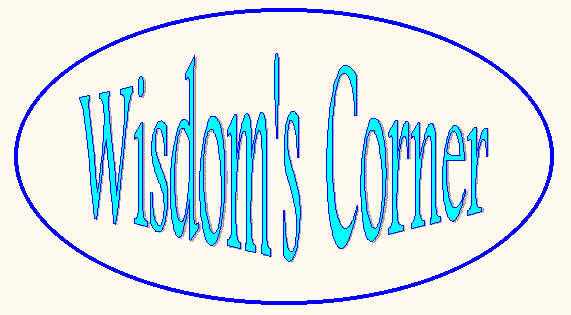Wisdom's Corner